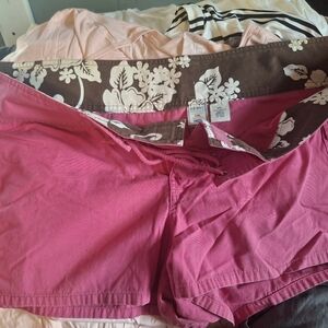 Old Navy Pink and Brown Athletic Shorts